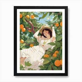 Orange Tree 6 Art Print