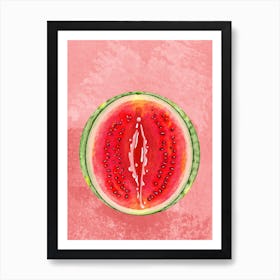 Watermelon Love Art Print