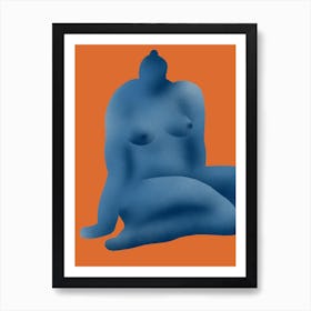 Blue Nude Art Print