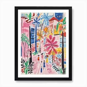 Manila, Dreamy Storybook Illustration 4 Art Print