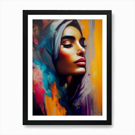 Modest Visions Veiled In Vibrance 10 Art Print