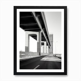 Marseille, France, Photography In Black And White 3 Art Print