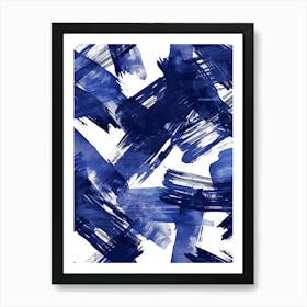 Abstract Brush Strokes 10 Art Print