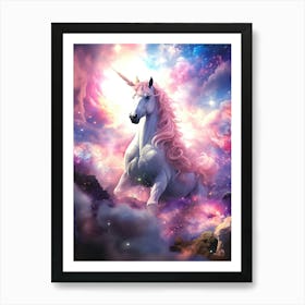 Unicorn In The Sky 2 Art Print