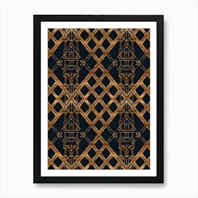 Deco Wallpaper 7 Art Print