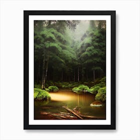 Mossy Forest 5 Art Print