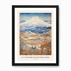 Fuji Hakone Izu National Park Japan 3 Poster Art Print
