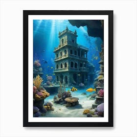 Beauty of underwater world 3 Art Print