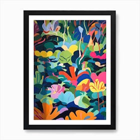 Lotusland Garden Usa Painting 8 Art Print