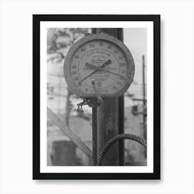 Indicator Of Drilling Operations, Oil Well, Kilgore, Texas By Russell Lee Art Print