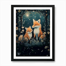 Foxes In The Forest 1 Póster