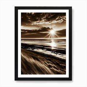 Sunset At The Beach 689 Art Print