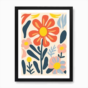 Flower Print 3 Art Print