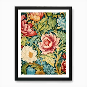 Floral Wallpaper 54 Art Print