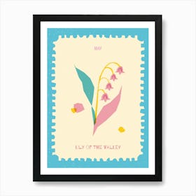 May Birthmonth Flower Lily Of The Valley Art Print
