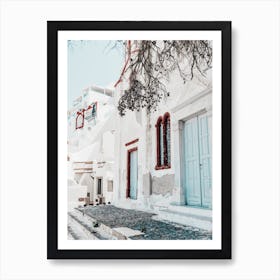 Santorini Charm 3 Art Print