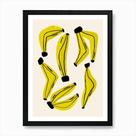 Bananas Cream Art Print