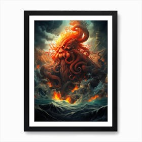 Octopus 7 Art Print