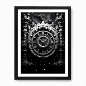 Clock Art Print