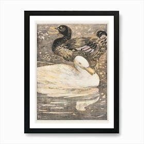 Two Ducks (1878–1907), Theo Van Hoytema Art Print