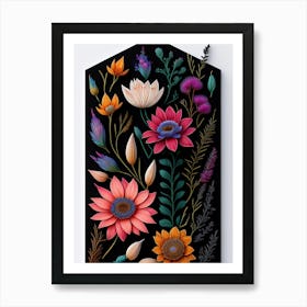 Floral Wall Art Art Print