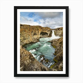 Waterfall in Iceland 1 Art Print