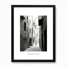 Poster Of Split, Croatia, Photography In Black And White 2 Art Print