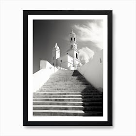 Cartagena, Spain, Black And White Photography 4 Art Print