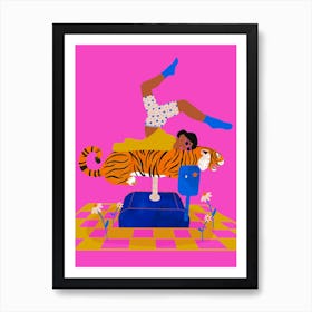 Put A Tiger In Your Heart Art Print