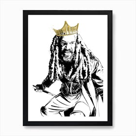 Walking Dead Ezekiel Art Print