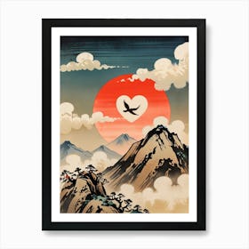 Asian Love Art Print