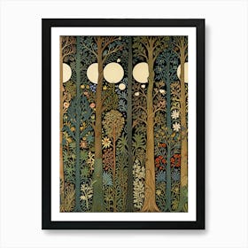 William Morris Flora And Fauna Art Print