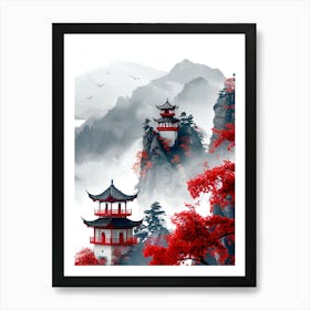 Chinese Pagoda 12 Art Print