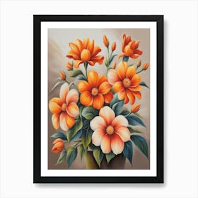 Flowers Vessel Art Print