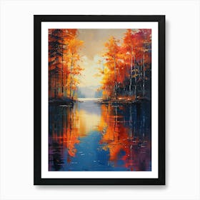 Autumn Reflections Art Print