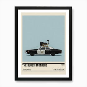 Blues Brothers Car Movie Art Print