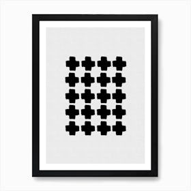 Black & White Abstract III Art Print