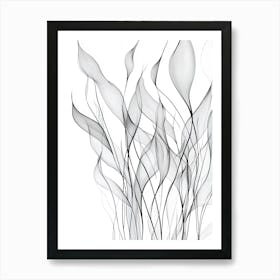 Smoky Grass Art Print