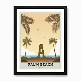 Palm Beach Florida Art Print