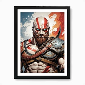 God Of War 1 Art Print