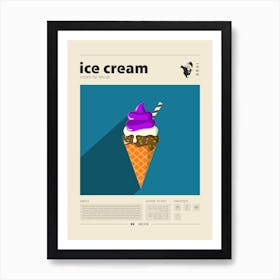 Ice Cream Corn Art Print