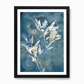 Botany Blue 3 Art Print