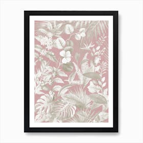 Tropical Foliage 12 Art Print