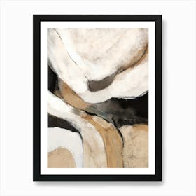 Neutral Abstract Painting 2 Art Print