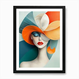 The Hat Art Print