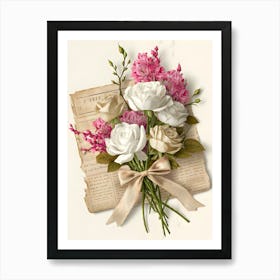 Bouquet Of Flowers Art Print