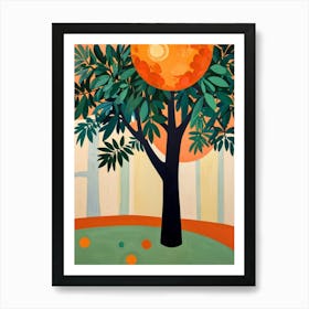 Orange Tree 2 Art Print