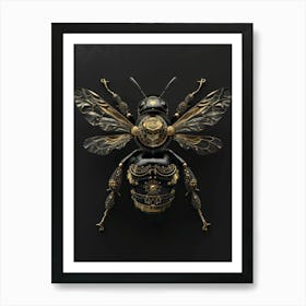 Bee Sculpture 1 Art Print