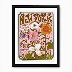 New York Wildflowers Art Print