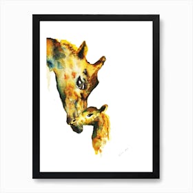 Giraffes Art Print